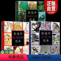 [正版]全三册吴冠中绘画作品范本速写水彩范本+油画风景范本+彩墨画范本名家绘画作品临摹本中国画彩墨画临摹画册绘画书创作