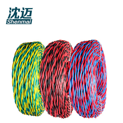 沈迈 阻燃耐火双绞线 WDZB1N-RYS-2*1.5mm²(100米) /捆