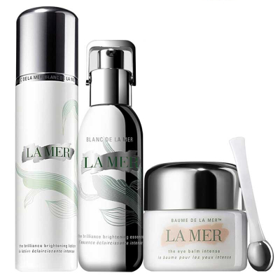 海蓝之谜(LAMER)焕白璀璨女士面部护肤套装礼盒焕亮肌肤淡褪斑点3件（水+精华+眼霜）