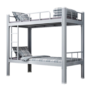 翌嘉 YJ-SXPTC-900b 白色加厚上下铺铁床含椰棕床垫 2000×900×1800mm