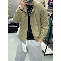 春秋季男外套潮流修身立领夹克男装新款帅气休闲百搭长袖上衣