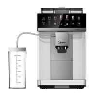 美的全自动家用咖啡机MA-KFEA01意式咖啡机泵压式豆粉两用1.8升大水箱浓缩研磨一体奶泡机大彩屏触控