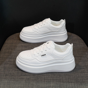 秋季小白鞋新款韩版ins女学生增高厚底运动板鞋休闲鞋女