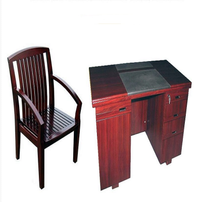 心业1.4米油漆饰面办公桌椅套装XY-BGZY14斜扶手椅 此产品单件不出售(仅在线下销售,仅供安徽政府单位批量采购)