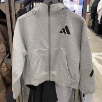 adidas/阿迪达斯女子新款运动训练休闲连帽夹克外套 JD9593 C