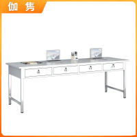 伽隽 不锈钢办公桌 2.0*0.7m 张