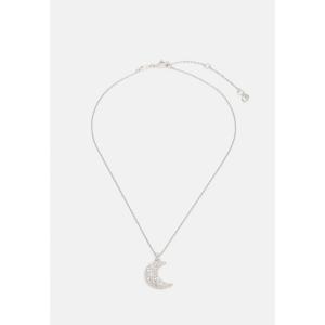 Swarovski女款优雅月亮吊坠项链施华洛世奇水晶点亮魅力 silver-coloured