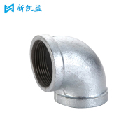 新凯益 玛钢镀锌弯头 6分 个