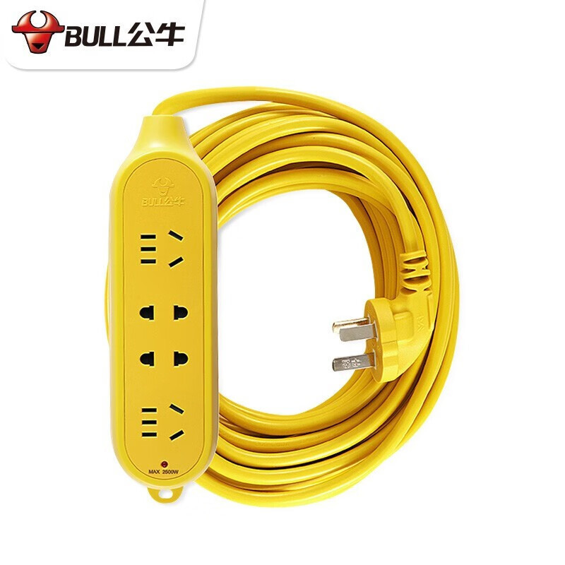 公牛 插座/接线板 4位插座 GN-C5 15m