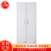 三圣 办公家具加厚二门铁皮柜更衣柜 员工储物柜 存放鞋包柜 其他金属更衣柜多功能