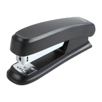 齐心 B2982 防滑强穿透订书机 12# 20页 黑