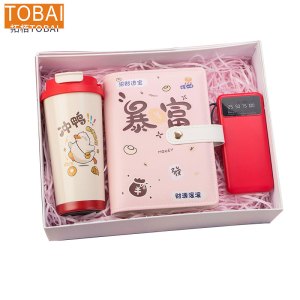 拓栢 收纳册 充电宝 杯子套装 可定制LOGO STH031 套
