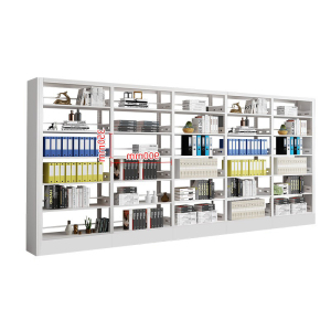 慧采云 钢制书架学校图书馆书店书籍室阅览室双面书架资料架双面一列五组