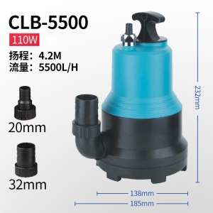 立式变频抽水泵锦鲤鱼池水池底吸潜水泵假山循环换水泵大流量