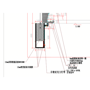 顶面装修 沿墙定制双层门楣400*150mm 每0.1米价格