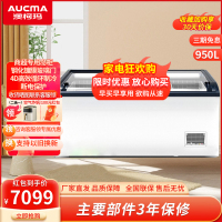 澳柯玛(AUCMA)950升超市组合展示柜商超岛柜 卧式冰柜冰淇淋冷冻雪糕柜冷饮水饺丸子保鲜柜IHF-D2509PA