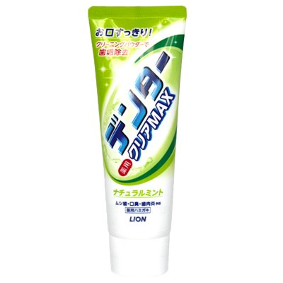 31.6元包邮  LION 狮王 DENTOR clear max 粒子洁净牙膏 立式 140g *4件