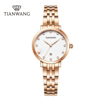 天王女士表时尚气质幸运四叶草石英表奢华手表送女朋友礼物31531