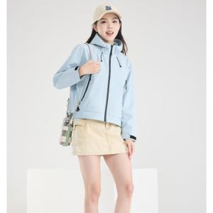 渔人船长春秋新款时尚休闲运动情侣冲锋衣男女款户外潮牌单衣夹克