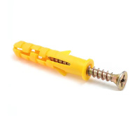 中锦科技 小黄鱼膨胀螺栓 塑料膨胀管自攻螺丝 M8×120[彩锌钉+胀塞] 个