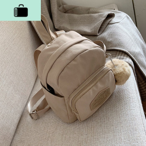 春夏迷你小双肩包女韩版2020流行新款潮百搭牛津纺可爱时尚小背包NEW LAKE