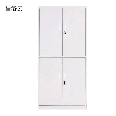 福洛云钢制文件柜档案柜财务凭证柜带锁储物柜铁皮柜书柜通双节文件柜
