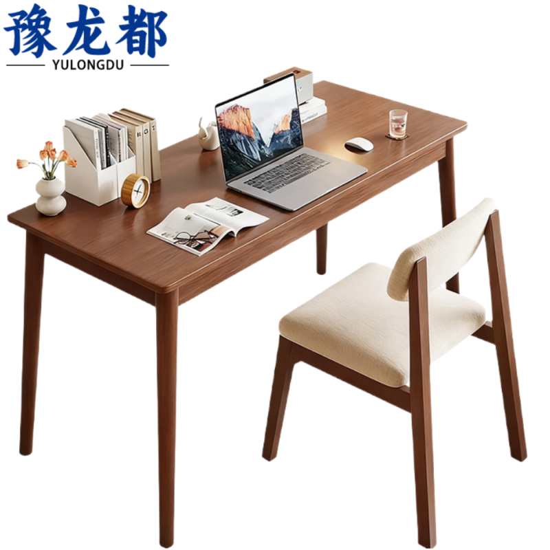 豫龙都 学习桌椅 木质 套