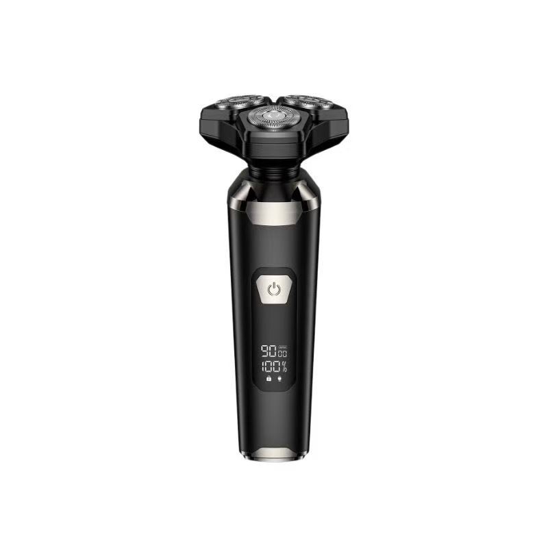 一禾亼物往复式浮动刀头电动剃须刀USB快充男士数显全身水洗刮胡须刀FK-399