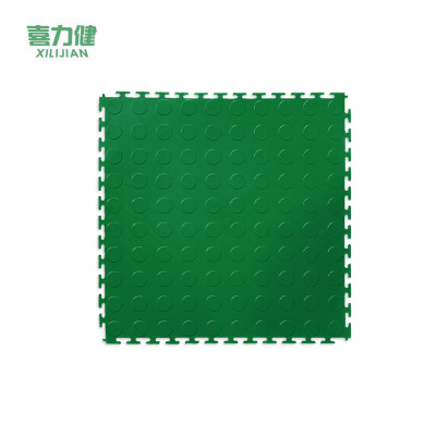 喜力健 pvc工业地板 500*500*6mm圆点纹 块