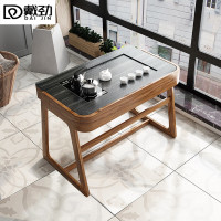 戴劲阳台茶桌椅组合家用小茶台新中式茶桌简约小户型茶几1.15米玄驹桌单桌
