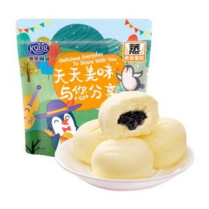 港荣Kong WENG蓝莓灌芯蒸蛋糕325克袋装原味健康美味细腻香浓