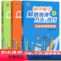 全套(3本) 初中通用 [正版]初中数学解题规律方法与技巧彭林 初一初二初三平面几何代数巧妙的解题思路 七八九年级数学思