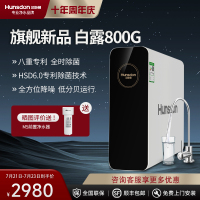 汉斯顿/Hunsdon净水器家用直饮自来水过滤厨房净化反渗透ro净水机800G大通量白露2L/min直饮出水