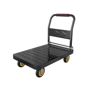 秦泰(Cqint) 48*73cm 静音轮 金属手推平板车 黑色