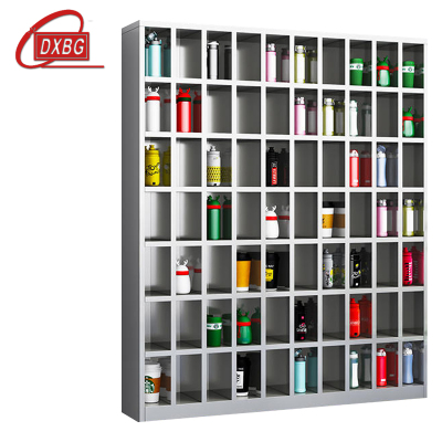 DXBG304不锈钢员工车间多格茶杯放置收纳柜70格水杯柜1800*1500*250
