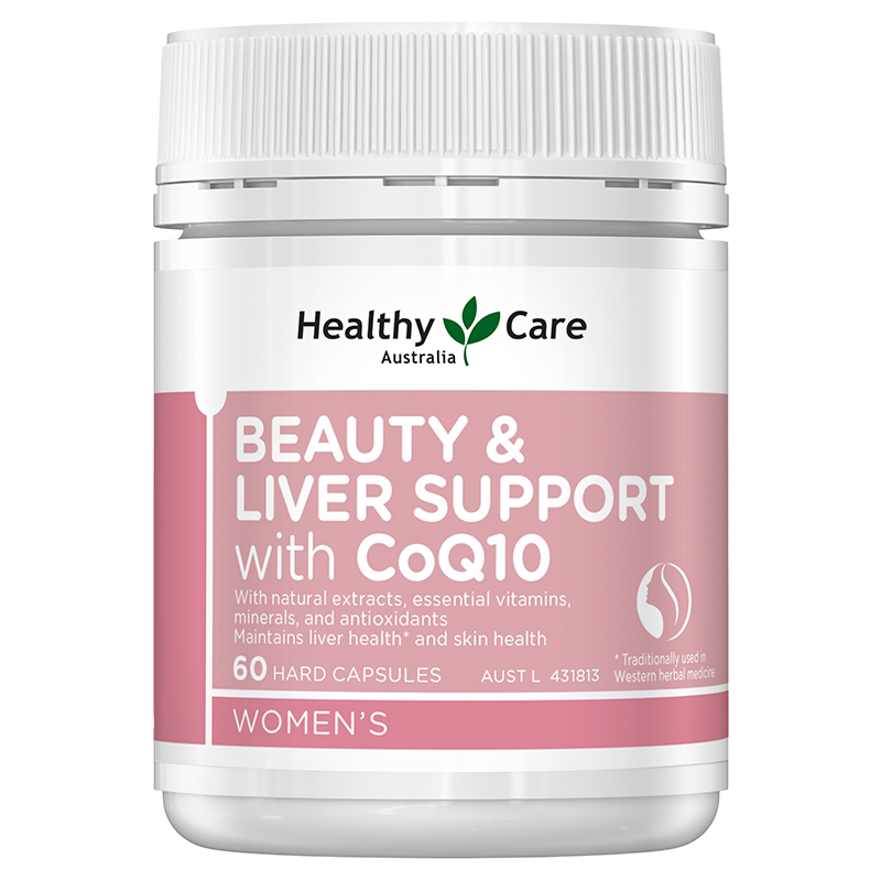 澳世康Healthy Care女士水飞蓟籽葡萄籽辅酶Q10胶囊澳洲原装进口草本精华高浓度熬夜应酬常备 膳食营养补充剂