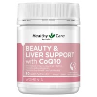 澳世康Healthy Care女士水飞蓟籽葡萄籽辅酶Q10胶囊澳洲原装进口草本精华高浓度熬夜应酬常备 膳食营养补充剂