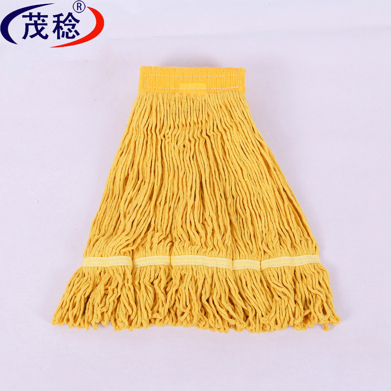 茂稔 拖把替换头 拖把拖头 拖把头 拖布头 墩布头 黄色/个