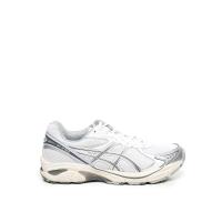 ASICS/亚瑟士跑步鞋网面虎纹圆头系带厚底白灰配色