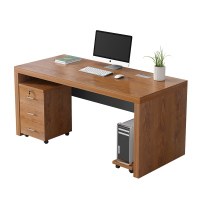 鑫环境 电脑桌2000*800*750mm 办公桌简约现代老式单人办公室桌椅组合2米带抽屉老板桌子