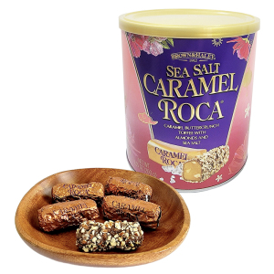 乐家美国进口腰果巧克力味海盐焦糖黑巧克力糖200g罐装多口味礼盒