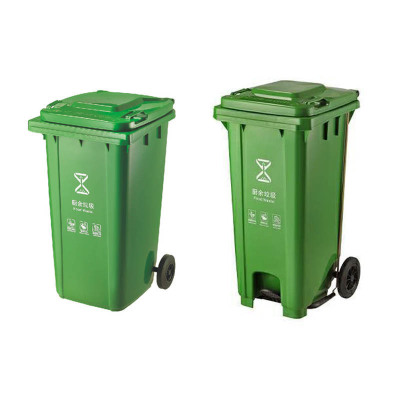 君佰益 环卫户外垃圾桶 绿色 ST-100L (脚踏款)