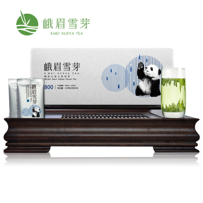 2025新茶峨眉雪芽 睿心120克 茶叶礼盒 雀舌茶叶 明前春茶绿茶