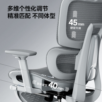 爱果乐人体工学椅电脑椅家用舒适久坐办公椅电竞座椅转椅学习椅子