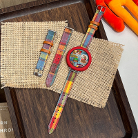 猫咪毛绒挂脖套适用小天才Z11电话手表表带3139B