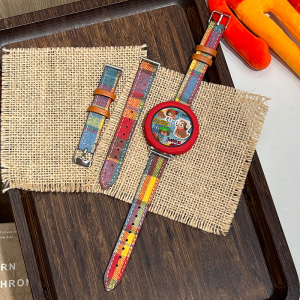 猫咪毛绒挂脖套适用小天才Z11电话手表表带3139B