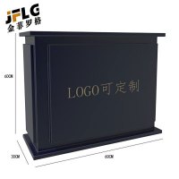 苏宁 金菲罗格 办公家具 可定制LOGO镀锌板花箱隔断种植箱 花箱60x30x60cm