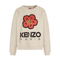 高田贤三(Kenzo)女士圆领印花卫衣宽松百搭舒适棉质弹性纤维套头