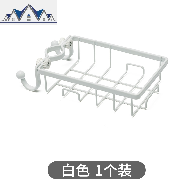 厨房海绵沥水置物架水龙头小挂蓝省空间挂式架子收纳免打孔 三维工匠