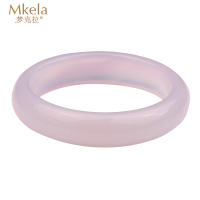 梦克拉Mkela 玉髓手镯 紫罗兰玉髓手镯 温婉如玉 幽兰 玉髓玛瑙 手镯 玛瑙 女士